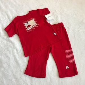 Giggle Moon Boys 2 Piece Sailing Set 18M NWT